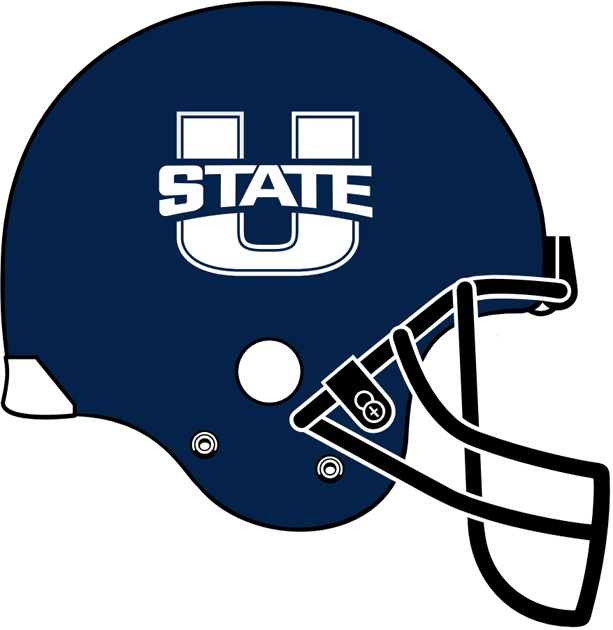 Utah State Aggies 2012-Pres Helmet Logo vinyl decal